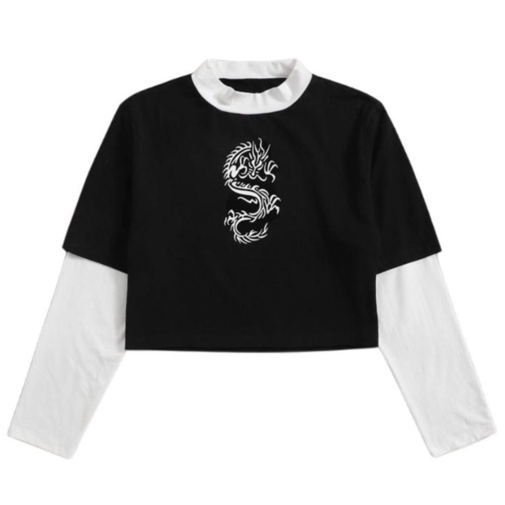 2 in 1 Dragon Graphic Tee
